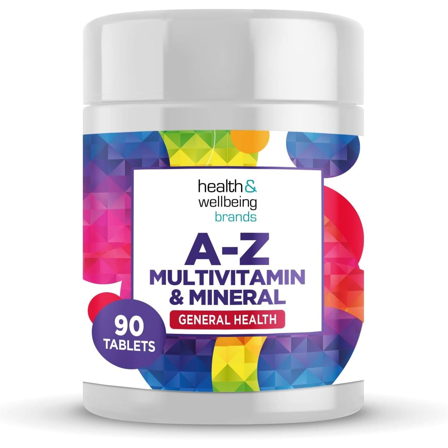 A-Z Multivitamin and Minerals Tablets, Vitamins for Men'S and Women'S, 23 High Strength Vitamins and Minerals Including Iron, Zinc Vitamin C and More (90)