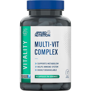 Applied Nutrition - Multi-Vitamin Complex - Advanced Formula - Best Nutritional Support - Best Cognitive Function - Optimal Health Boost (90 Capsules)