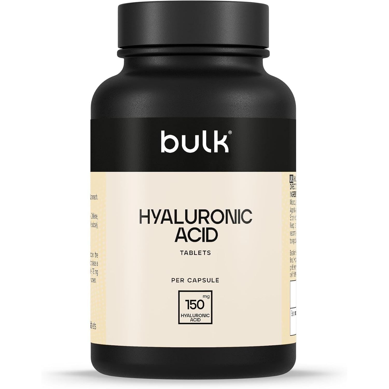 Bulk Pure Hyaluronic Acid Tablets, 150 Mg, Pack of 60