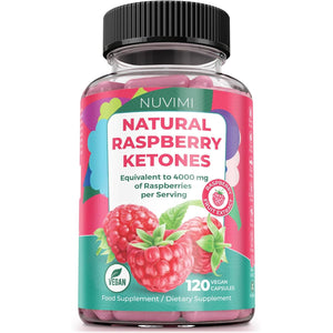 Raspberry Ketones - 4000 Mg - Natural Food Supplement to Help Support Healthy Keto Diet for Men & Women - 120 Pills