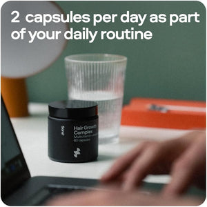 Sons Hair Growth Supplement - Multi-Vitamin Supplement & Minerals with Anagain, Marine Collagen & Biotin - Natural Ingredients to Promote Healthier Hair, 1 Month (60 Capsules). Made in Europe