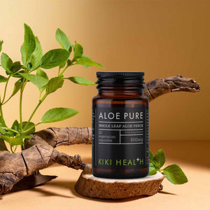KIKI Health - Aloe Pure Capsules - 100% Freeze-Dried Aloe Ferox - Natural Digestive Cleanse & Gut Health Support - Bowel & Intestinal Health - Toxin Flush & Detox Supplement - 20 Capsules