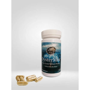 Oystermax® by Marine Healthfoods | Pure Oyster Extract | Natural Zinc Supplement | Energy Booster | Contains Natural Zinc from Oysters | 120 Capsules (1) (Zinc Supplement - Pack 1)