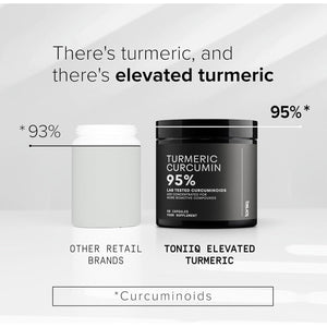 Turmeric Curcumin - Ultra High Potency 60:1 Extract with 95% Curcuminoids - 800Mg per Serving - Black Pepper & MCT Oil for Enhanced Absorption - Third-Party Lab Tested - 60 Capsules