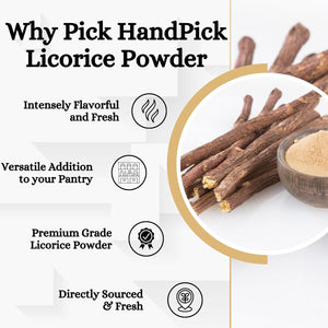 Herbs Botanica Licorice Root Powder Natural – Mulethi (Yastimadu) Powder (Glycyrrhiza Glabra) for Skin Care, Herbal Tea, Digestive Support & Wellness – 2 Oz