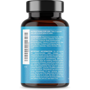 OXY 99 - Oxygen Cleanse - Vegan & Vegetarian Friendly - High Strength Cleanser with 995Mg Magnesium Hydroxide Powder (40 Servings - 120 Capsules)