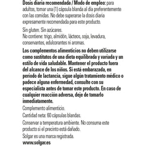 Solgar Natural Source Oceanic Beta Carotene Softgels - Pack of 60 - Fight Free Radical Damage - Strong Antioxidant - Gluten Free