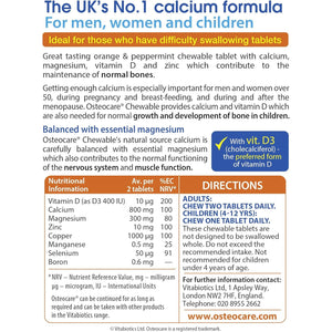 Osteocare Vitabiotics Chewable Tablets, 30 Count