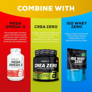 Biotechusa EAA Zero - Essential Amino Acid Power | 7160Mg Eaa/Serving | WHO Recommended Ratio | Sugar-Free, Gluten-Free, 350 G, Pineapple-Mango