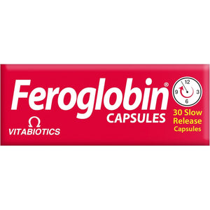Feroglobin Iron Supplement Capsules Support Iron Defficiency, Anemia and Blood Formation, Boost Energy, Immunity and Vitality While Reducing Fatigue and Tiredness
