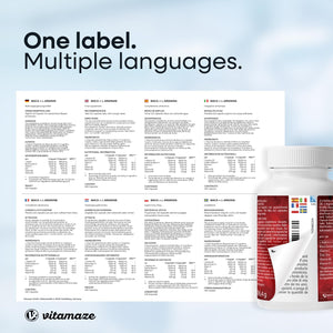 Maca Root Capsules for Women and Men with L-Arginine, B6, B12 and Zinc - Hormonal Balance, Anti-Stress, Energy Booster - 240 Capsules for 2 Months - Organic Supplement, German Quality- Vitamaze