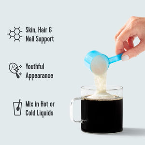 Vital Proteins Collagen Peptides Powder Supplement (Type I, III) - Hydrolyzed Collagen - Non-Gmo - 20G per Serving - Unflavoured 567G Canister, 1-Pack