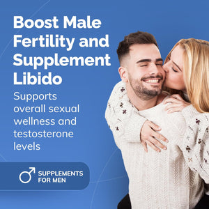 CONCEIVE plus Male Fertility Supplements - Boost Sperm Count, Motility & Libido - Maca Root, Folic Acid, L-Arginine, Zinc & Magnesium - Multivitamin for Men’S Health & Fertility Support, 60 Caps