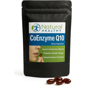 Coenzyme Q10 60 Soft-Gels - Coq10 500Mg Co Enzyme Complex with Vitamin E