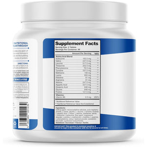 Anabolic Amino Acid Plus+ BCAA Tablet (90 Servings / 180 Amino Acids) with Vitamin B6 to Reduce Tiredness and Fatigue