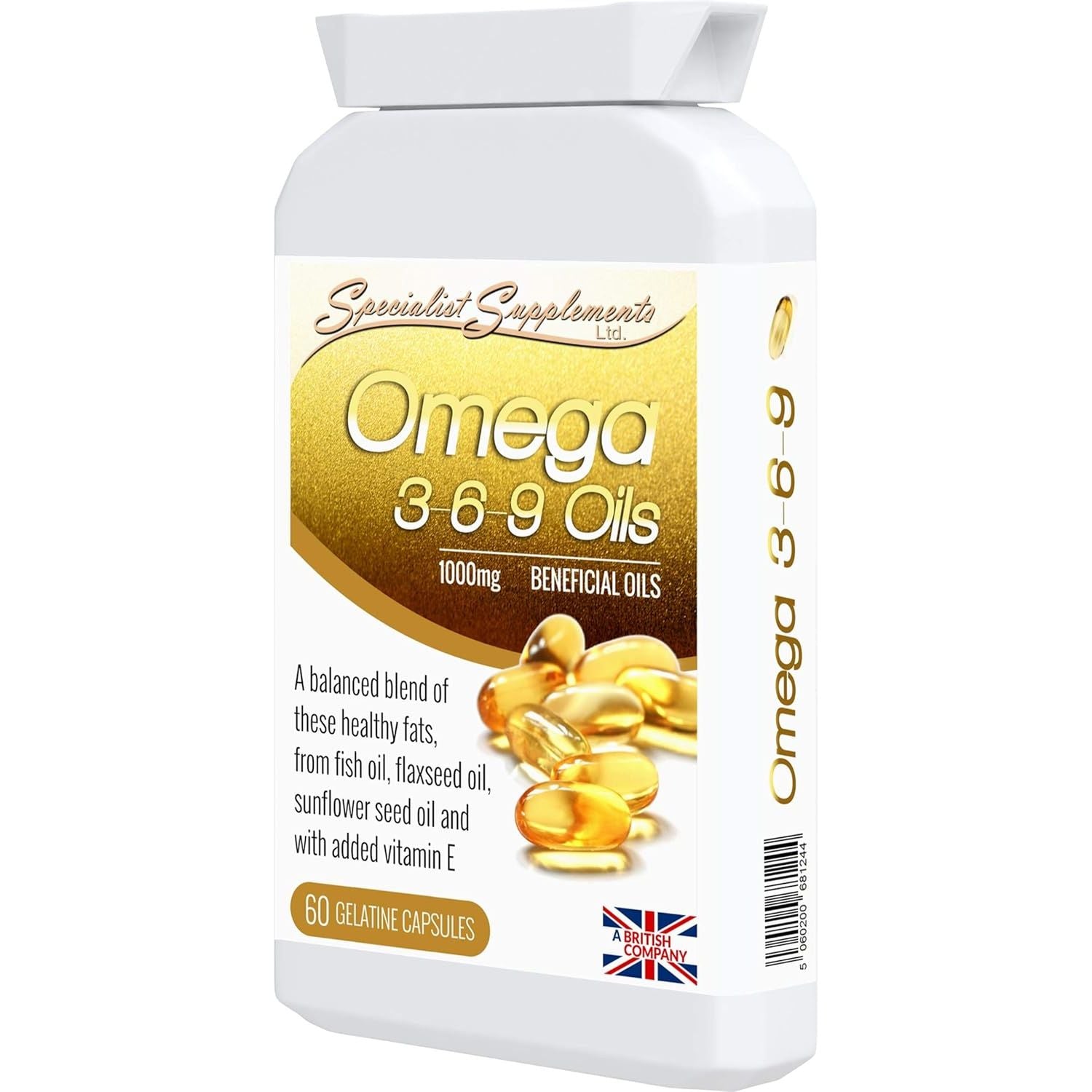 Specialist Supplements Omega 3-6-9 Oils 60 Capsules