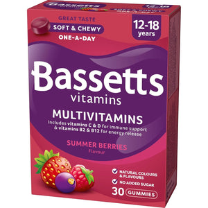 Bassetts Vitamins 12-18 Summer Berries Flavour Multivitamins 30 Gummies