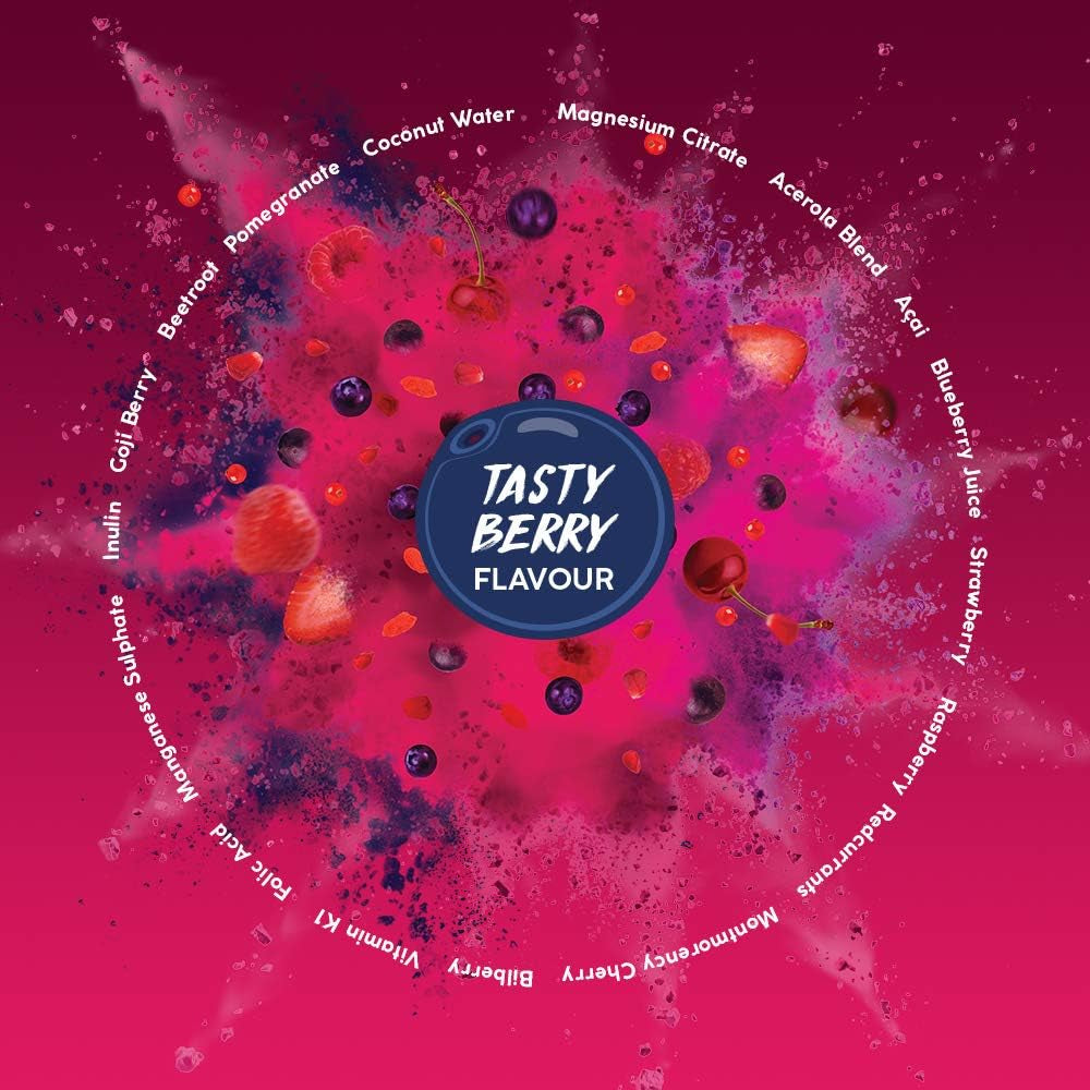 Bioglan Superfoods Superberries | Vitamin C | Manganese | 70G, Red, Pack of 1