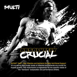 MUTANT Multi - High Potency Vitamins with 75+ Ingredients | Specifically Formulated for Heavy Lifting | 60 Tablets