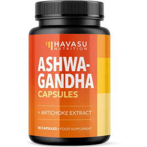 Ashwagandha High Strength 1000Mg | Stress and Mood Support for Men and Women | Herbal Supplement Ashwagandha Complex with Artichoke Extract | Third-Party Tested, Non-Gmo & Gluten Free | 90 Capsules