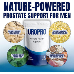 Pumpkin Seed Oil Capsules for Prostate Support – Uropro Men'S Supplement with Selenium – Prostate Supplements for Men UK – Natural Prostate Health Formula