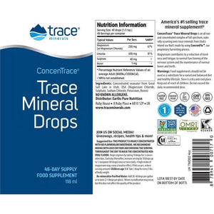 Trace Minerals Concentrace Trace Mineral Drops 118Ml (4 Oz)