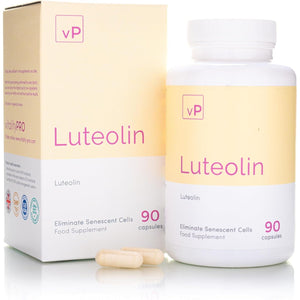 Vp Vitality Pro Luteolin 100Mg X 90 Capsules - Third Party Tested - Senolytic Luteolin Supplement - Vitality Pro