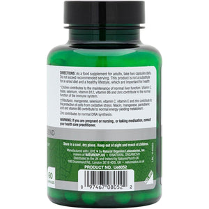 Naturesplus Bio Advanced Liver Support - Liver Health Supplement with Turmeric, Artichoke, Milk Thistle, Dandelion, Choline and Methyl Bs - Gluten, Dairy and SOYA Free - Vegan, 60 Capsules