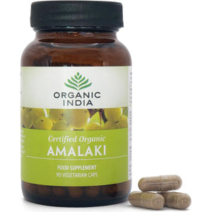 Organic India Amalaki, Certified Organic & Vegan, 90 Capsules