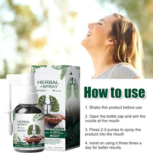 Herbal Lung Cleanse, Mullein Leaf Extract for Lungs, Lignosus for Lungs, Lung Cleansing Spray Natural Respiratory Cleanse & Breathe Spray Lung Exerciser Organic Plant Extracts 30Ml