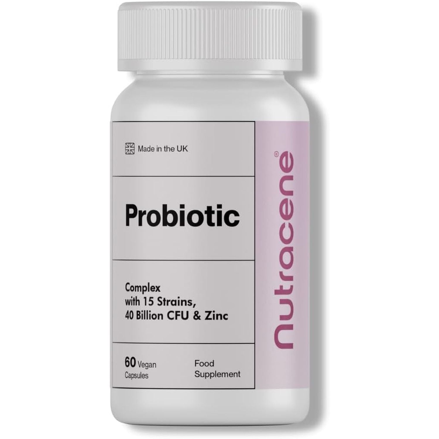 Advanced Probiotics 40 Billion CFU – 15-Strain Formula with 26B Acidophilus – Gut, Immune & Bowel Support – Made in the UK | GMP Standards | Vegan | Non-Gmo | Gluten & Dairy Free