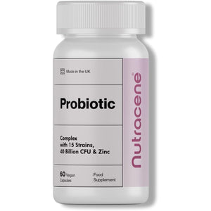 Advanced Probiotics 40 Billion CFU – 15-Strain Formula with 26B Acidophilus – Gut, Immune & Bowel Support – Made in the UK | GMP Standards | Vegan | Non-Gmo | Gluten & Dairy Free