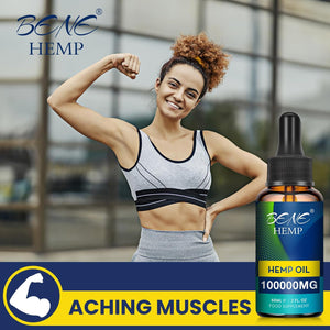 High Strength 100000Mg Premium Oil - Supports Joint, Sleep and Stress Relief, Rich in Omega 3-6-9, Vitamin C & E, 100% Vegan (60Ml 100000Mg)