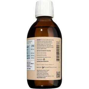 Wiley'S Finest Wild Alaskan Fish Oil Peak Omega-3 Liquid Supplement - 2300Mg EPA and DHA Omega-3S - Lemon Flavor - 8.45 Oz (50 Servings)