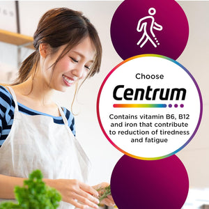 Centrum Women Tablets Multivitamin & Mineral Supplements, with 23 Essential Nutrients Including Vitamin D, C, and Iron, 30 Ct