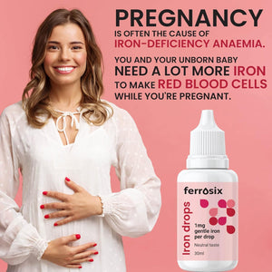 Gentle Iron Drops, Liquid Iron Bisglycinate, Highly Concentrated. Vegan, with Added Vitamin C for Fast Absorption.