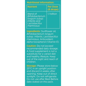 Colief Multibiotic Drops Baby| 2 Probiotic Strains Lactobacillus Rhamnosus &Bifidobacterium Infantis | Suitable from Birth |1.1 Billion Live Cultures for Newborns | 8Ml (1)