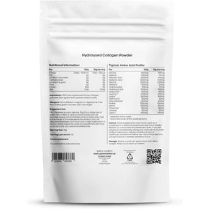 GN Collagen Peptides Powder | Hydrolyzed Bovine Collagen Powder - 500G Collagen-Supplements Halal & Kosher | Unflavoured & Unsweetened Collagen Supplements for Women & Men with Essential Amino Acids