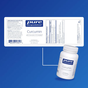 Pure Encapsulations Curcumin - High Potency Turmeric C3 Complex Supplement - 60 Capsules