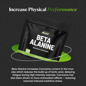 Beta Alanine 1500Mg per Serving - 120 Capsules Beta Alanine Supplement Amino Acid Supplement - 750Mg per Capsule - Suitable for Men & Women