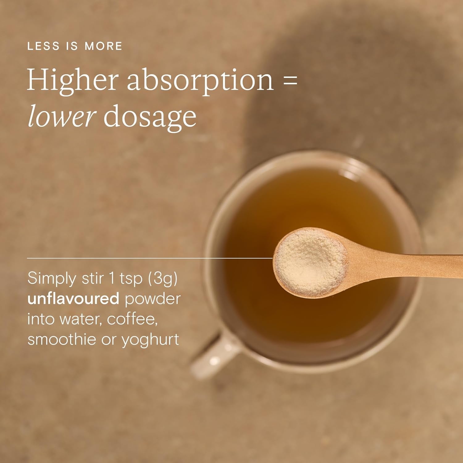 WILD NUTRITION Food-Grown® Collagen 500 plus | 500 Dalton Weight Peptides for Optimal Absorption | Collagen-Synthesising Mesoporosil® | Hydrolised Marine Collagen | Vitamin C, Vitamin E, Biotin