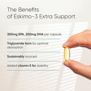 Eskimo-3 Extra High Strength Omega-3 Fish Oil by Metagenics - 500Mg Essential Fatty Acids EPA & DHA - 50 Capsules