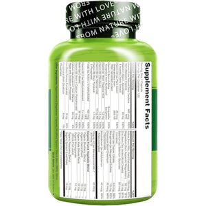 Women'S Multivitamins (One a Day) | 30 Essential Vitamins, Minerals, Fruit & Veg Extracts | Bio-Available, Gluten-Free, Clean-Label, No Tablets | 120 Capsules (4 Month Supply) | NATURELO