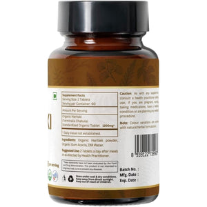 ORGANIC SPREE HARITAKI 120 Tablets | Terminalia Chebula (Haritaki) | USDA Organic Certified | Organic and Natural 120Tab (1)