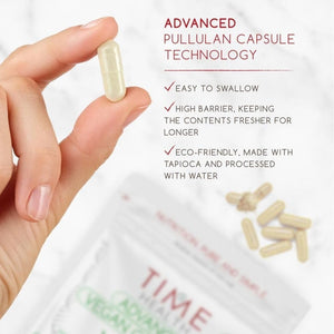 Vollagen® Advanced Vegan Collagen - 18 Amino Acid Complex in Ratio of Collagen - Studied Effectiveness - 60 Capsules - Vegetarian - Zero Additives - Pullulan (60 Capsules)