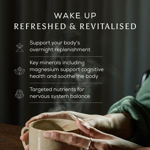 Ancient + Brave True Nightcap 15 X 6G Sachets - Sleep Supplement for Adults with Magnesium, Zinc, Vitamin C, Amino Acids - Natural Sleep Aid Powder - Recover Sleep, Lemon Ginger Flavor, Vegan