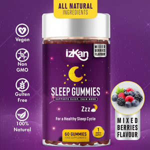 Pro Sleep Gummies for Adults Magnesium, L-Theanine, 5 HTP, Valerian Root, Passionflower Extract, Glycine, Chewable Sleep Supplement |Sleep Aid| |Calm Mood| Vegan 120 Gummies |Berries Flavour| (2)
