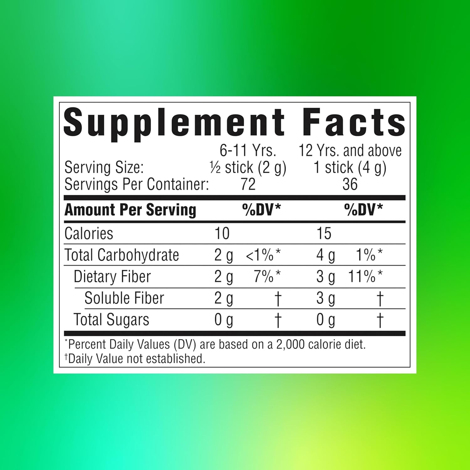 Benefiber 302805 Fiber Supplement Powder Stick Packs for Digestive Health, 28 Sticks, 3.92 Ounces