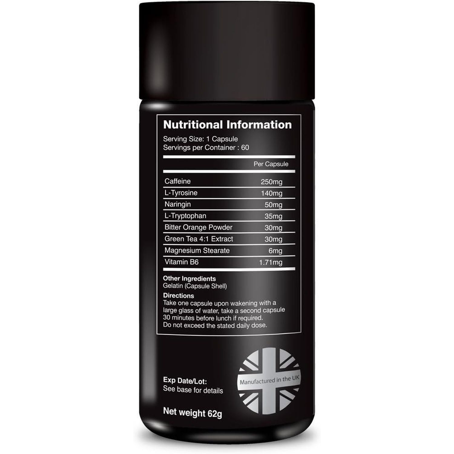 Bodyfit T5 Fat Burner: Diet Pills That Work Fast for Women and Men - Healthy Weight Management - 60 Capsules