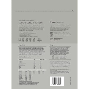 Form Superblend - Vegan Protein Powder, 20G Plant Protein (Chocolate Salted Caramel)